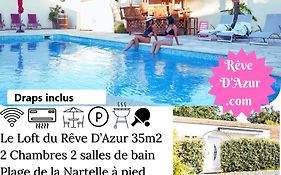 Reve D'Azur En Bord De Mer A La Nartelle Avec Piscine Dans La Residence, Terrasse, Bbq, 2 Chambres 2 Sdb Logement De 35M2 Draps Inclus